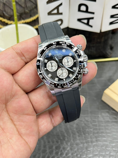 Rolex Cosmograph Daytona Ref. M126519LN-0004 “40mm 18 ct White Gold / Diamond-Set Bright Black Dial