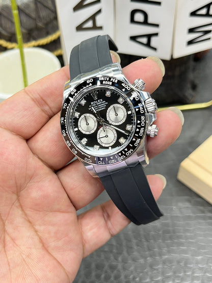 Rolex Cosmograph Daytona Ref. M126519LN-0004 “40mm 18 ct White Gold / Diamond-Set Bright Black Dial
