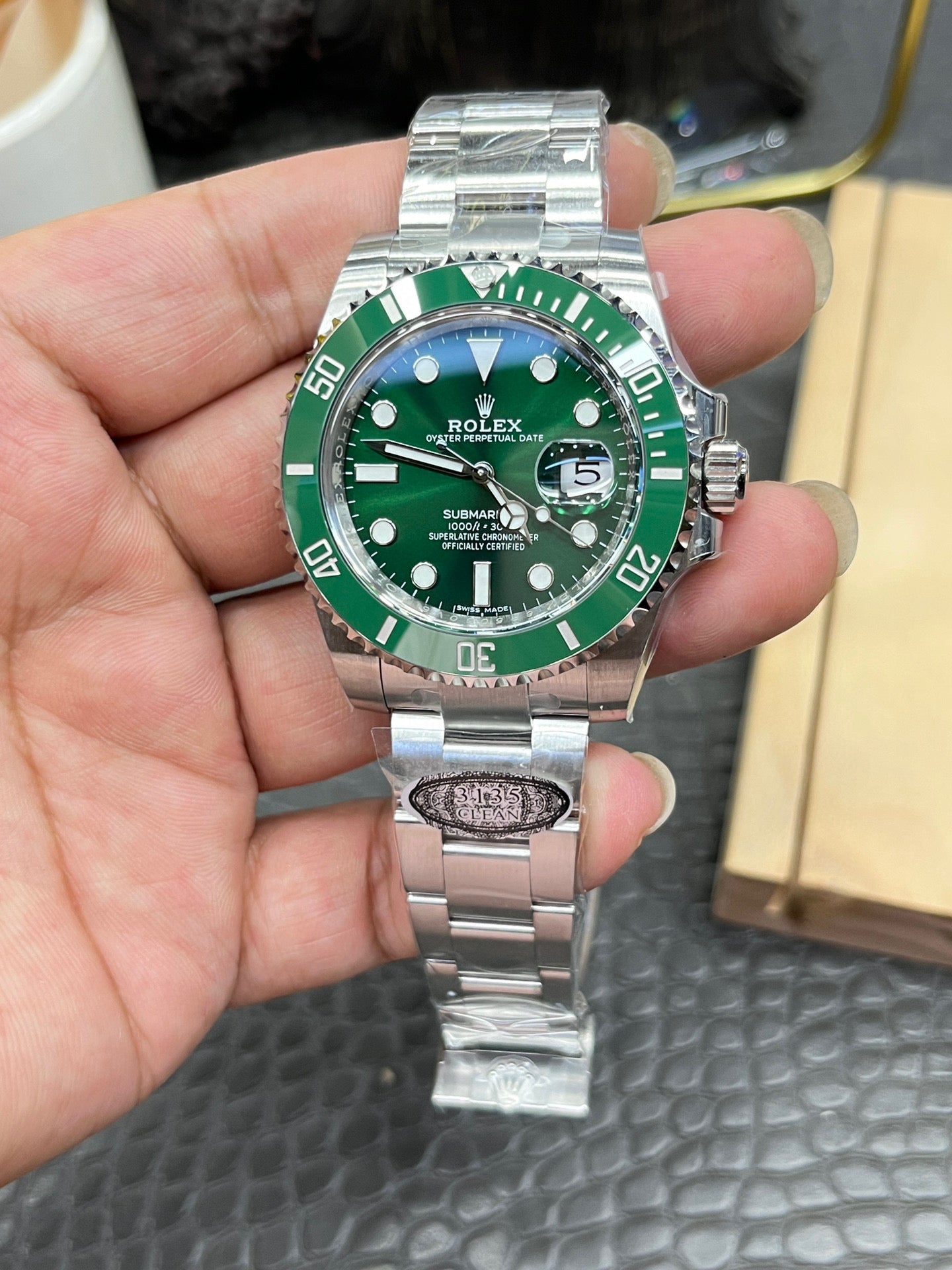 Rolex Submariner Date Ref. 116610LV-0002 “40mm Stainless Steel / Green Dial & Bezel