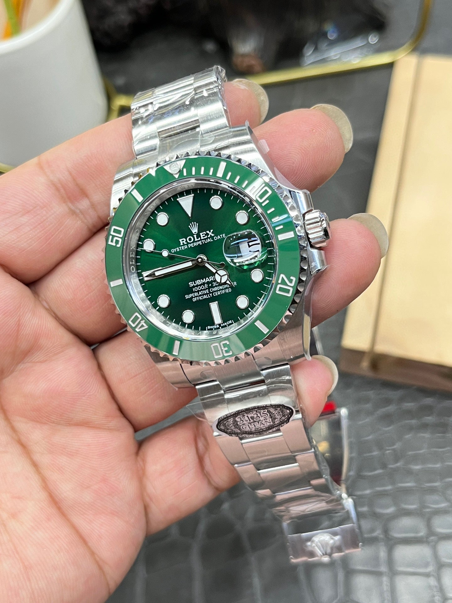 Rolex Submariner Date Ref. 116610LV-0002 “40mm Stainless Steel / Green Dial & Bezel