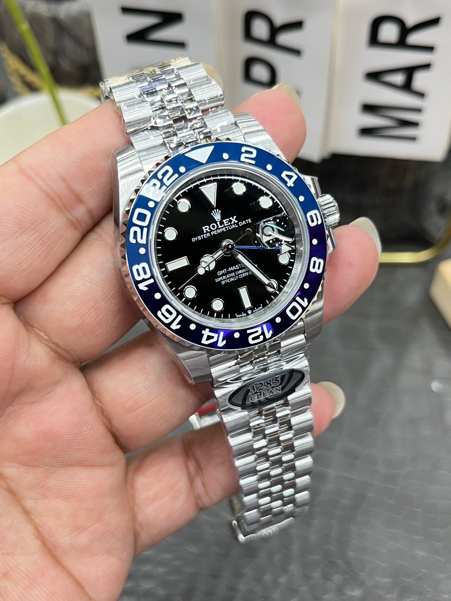 Rolex GMT-Master II “Batman-Pepsi-etc.” (Blue & Purple Bezel Variant)