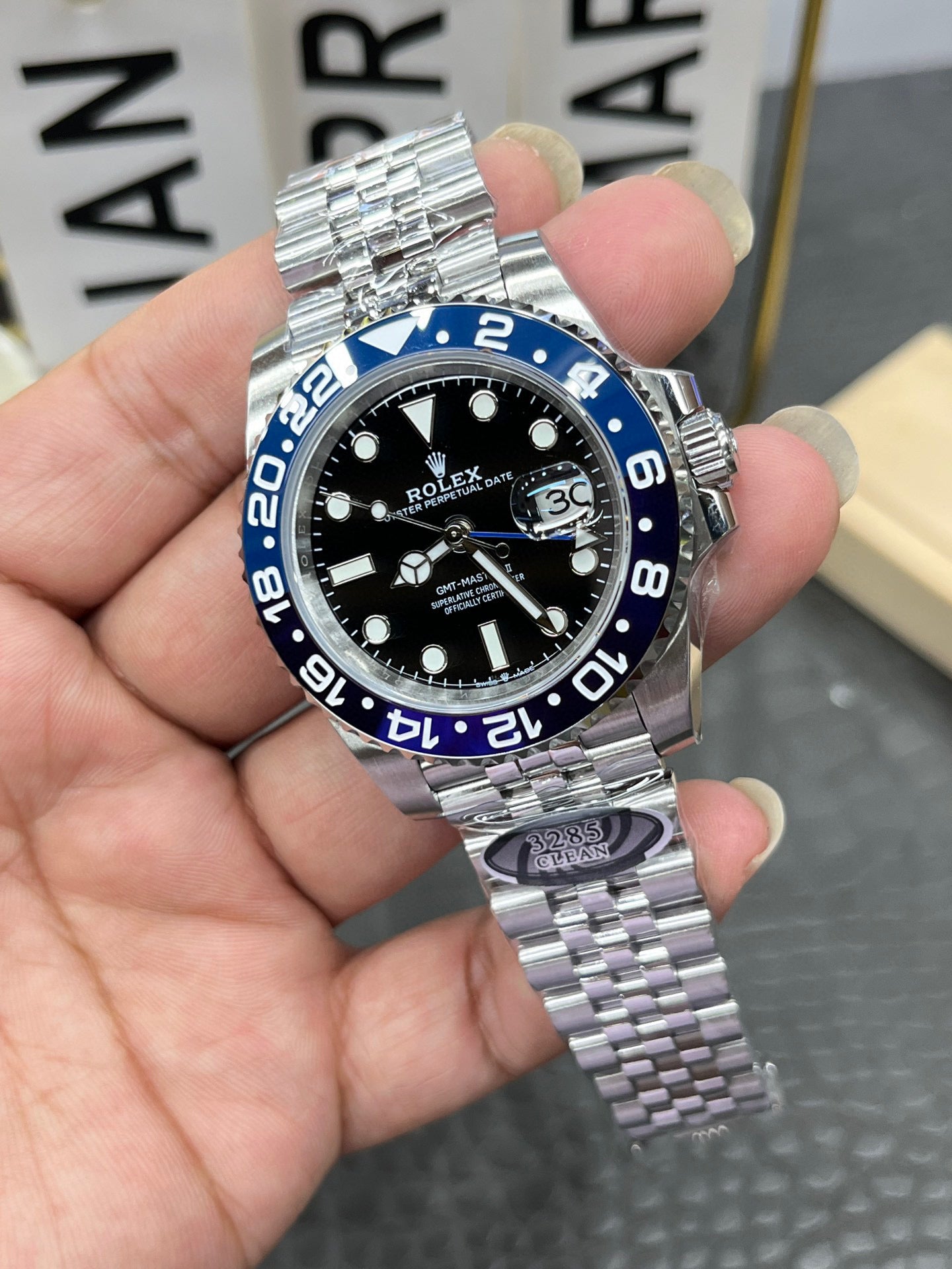 Rolex GMT-Master II “Batman-Pepsi-etc.” (Blue & Purple Bezel Variant)