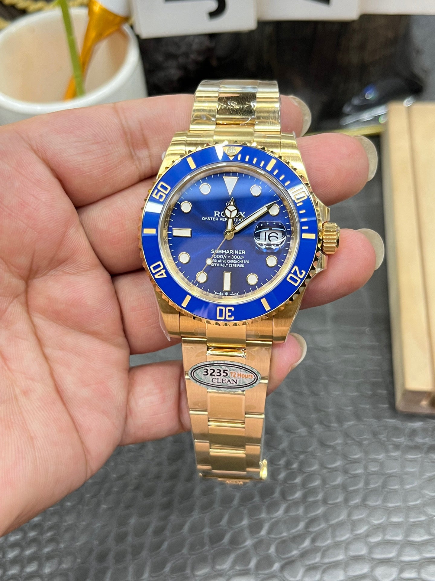Rolex Submariner Date Yellow Gold “Blue Dial & Blue Bezel” (All-Gold Blue Submariner)
