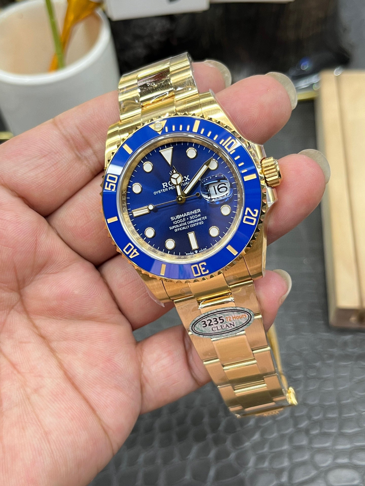 Rolex Submariner Date Yellow Gold “Blue Dial & Blue Bezel” (All-Gold Blue Submariner)