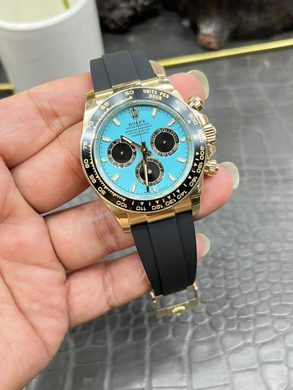 Rolex Cosmograph Daytona Yellow Gold “Tiffany-Blue Dial” M126518LN-0014