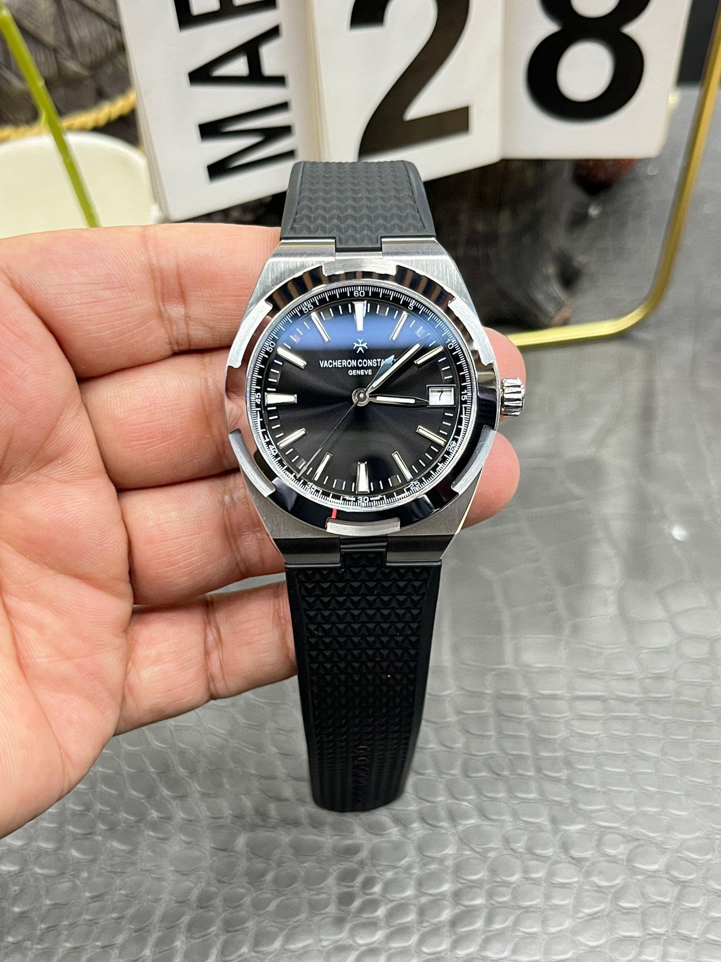Vacheron Constantin Overseas 4500V Steel Black Dial