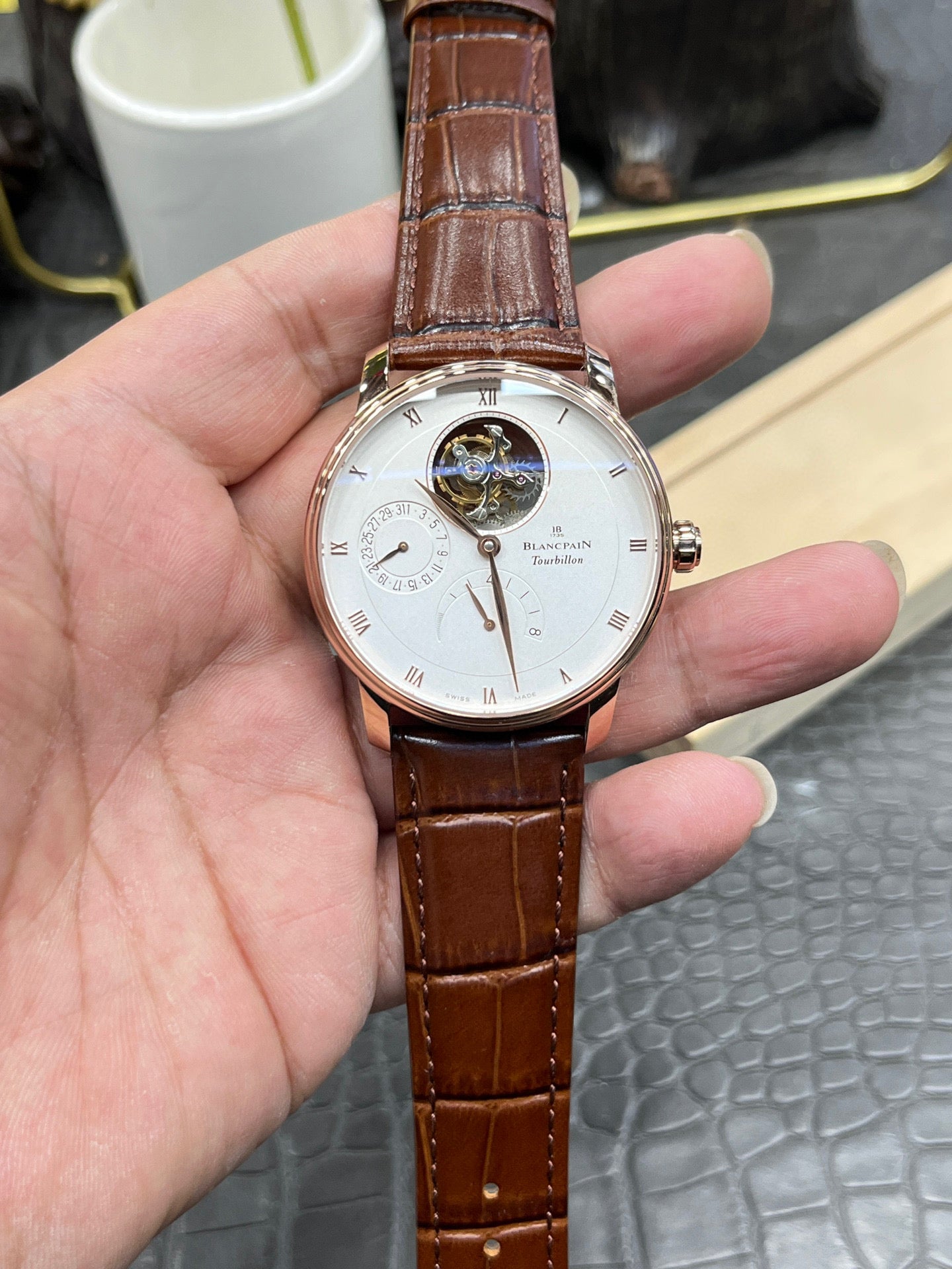 Blancpain Villeret Tourbillon 8-Day Power Reserve 6025-3642-55B