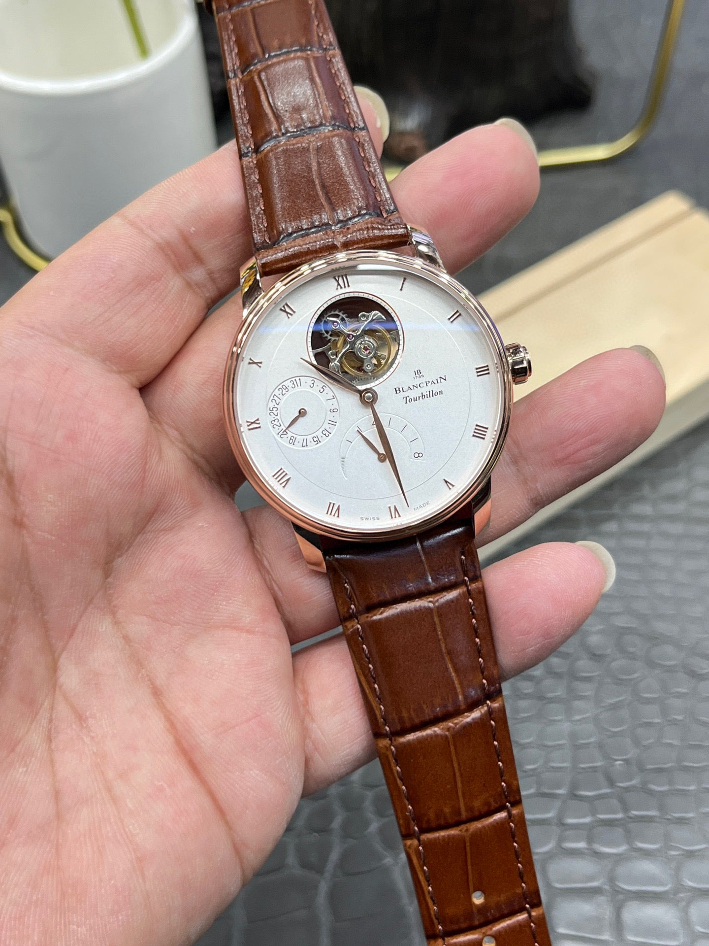 Blancpain Villeret Tourbillon 8-Day Power Reserve 6025-3642-55B
