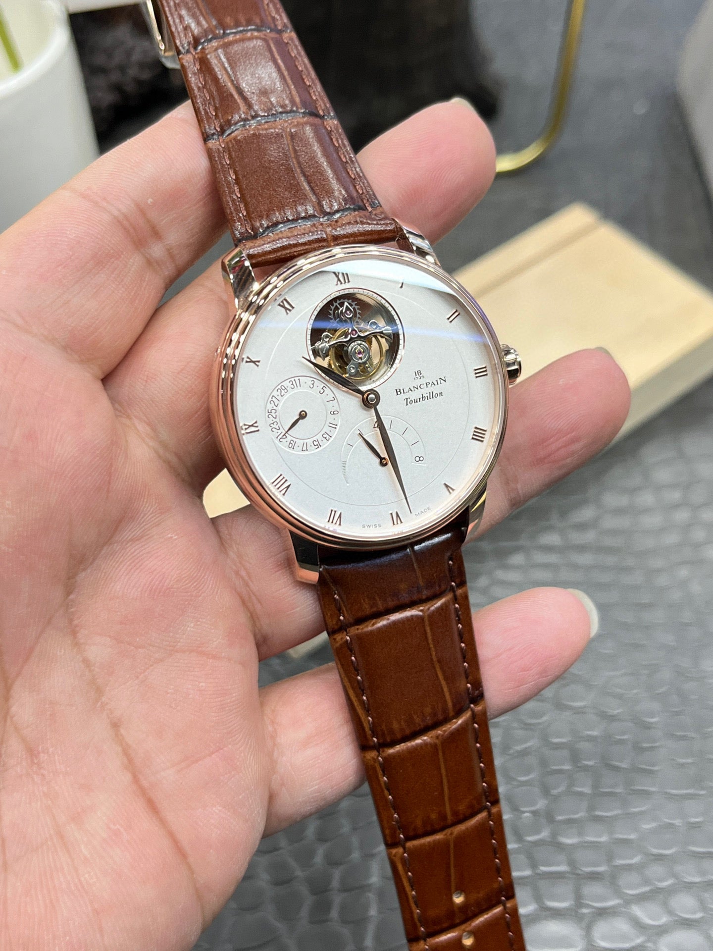 Blancpain Villeret Tourbillon 8-Day Power Reserve 6025-3642-55B