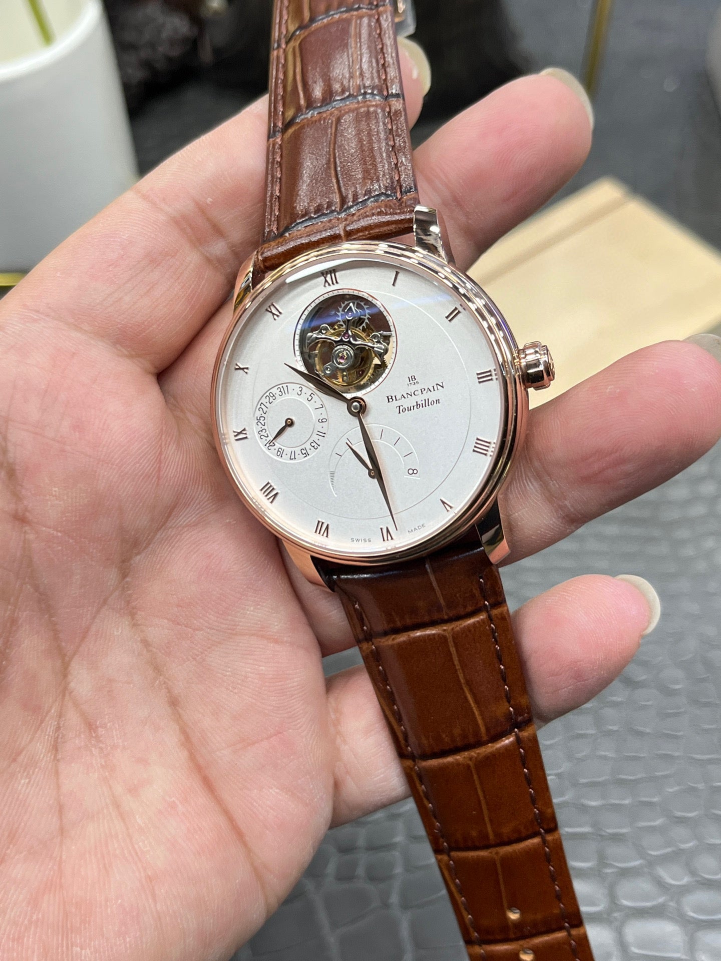 Blancpain Villeret Tourbillon 8-Day Power Reserve 6025-3642-55B