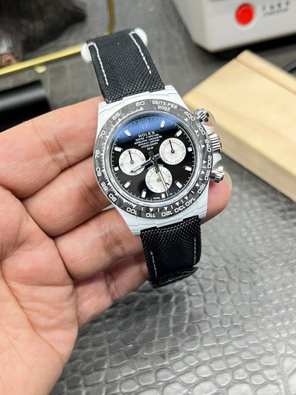 Rolex Daytona Carbon Fiber Panda Dial Custom Edition