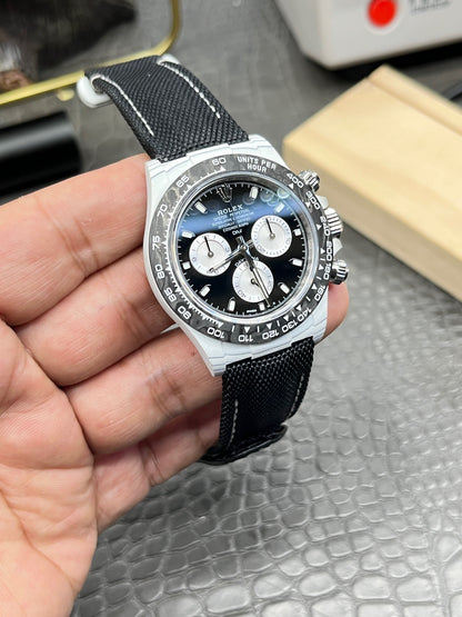 Rolex Daytona Carbon Fiber Panda Dial Custom Edition