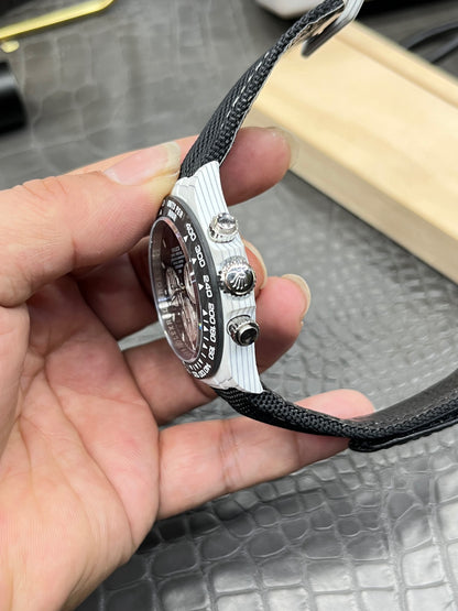 Rolex Daytona Carbon Fiber Panda Dial Custom Edition