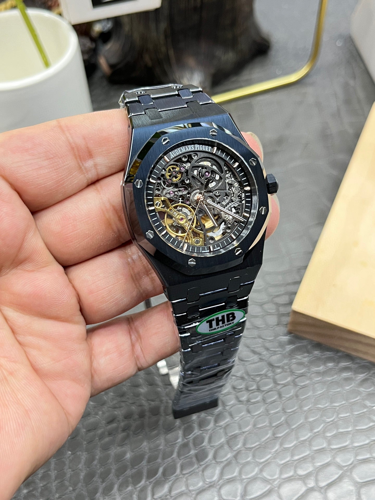 Audemars Piguet Royal Oak Double Balance Wheel Openworked Black Ceramic15407ST