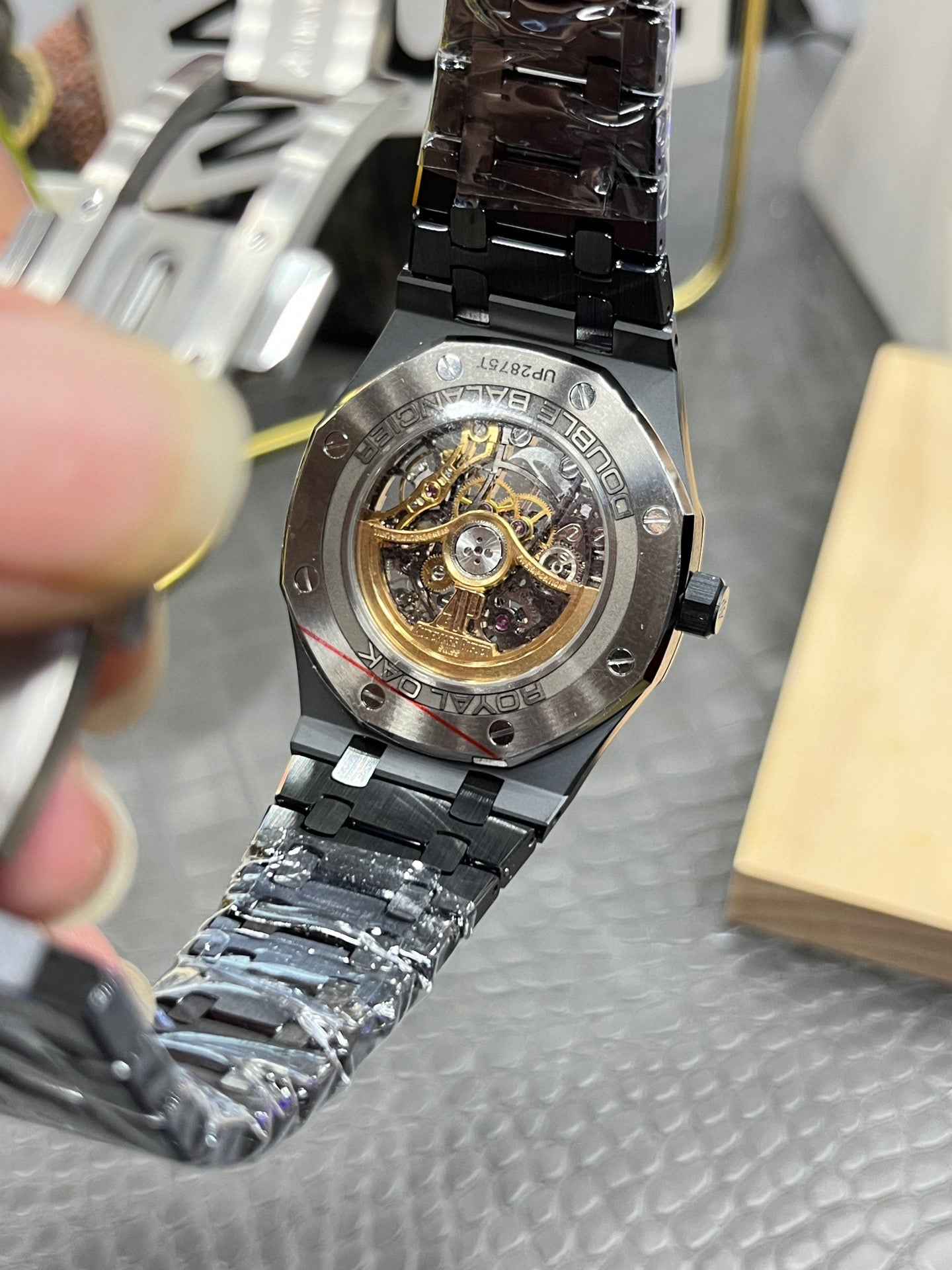 Audemars Piguet Royal Oak Double Balance Wheel Openworked Black Ceramic15407ST