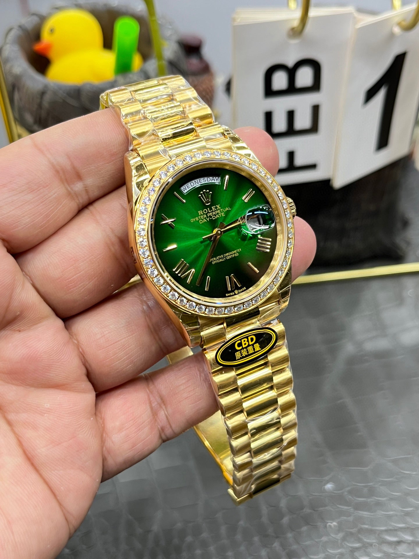 The Rolex Day-Date 40 with reference number m228348rbr-0045