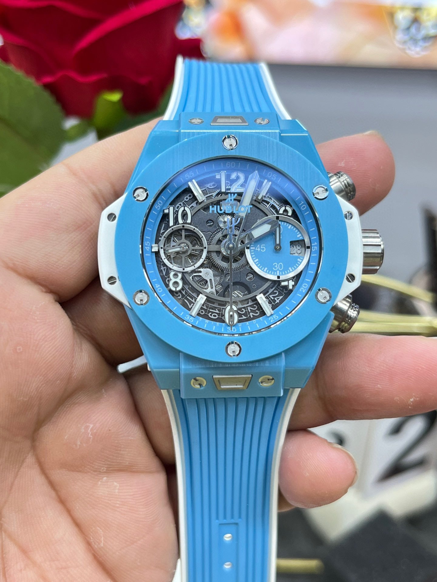 Hublot Big Bang Unico Sky Blue 441.EX.5120.RX