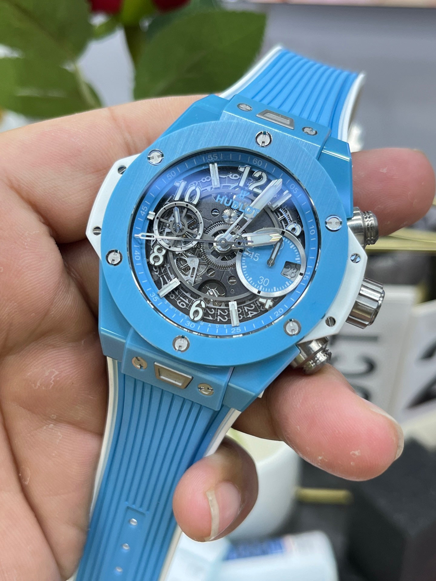 Hublot Big Bang Unico Sky Blue 441.EX.5120.RX