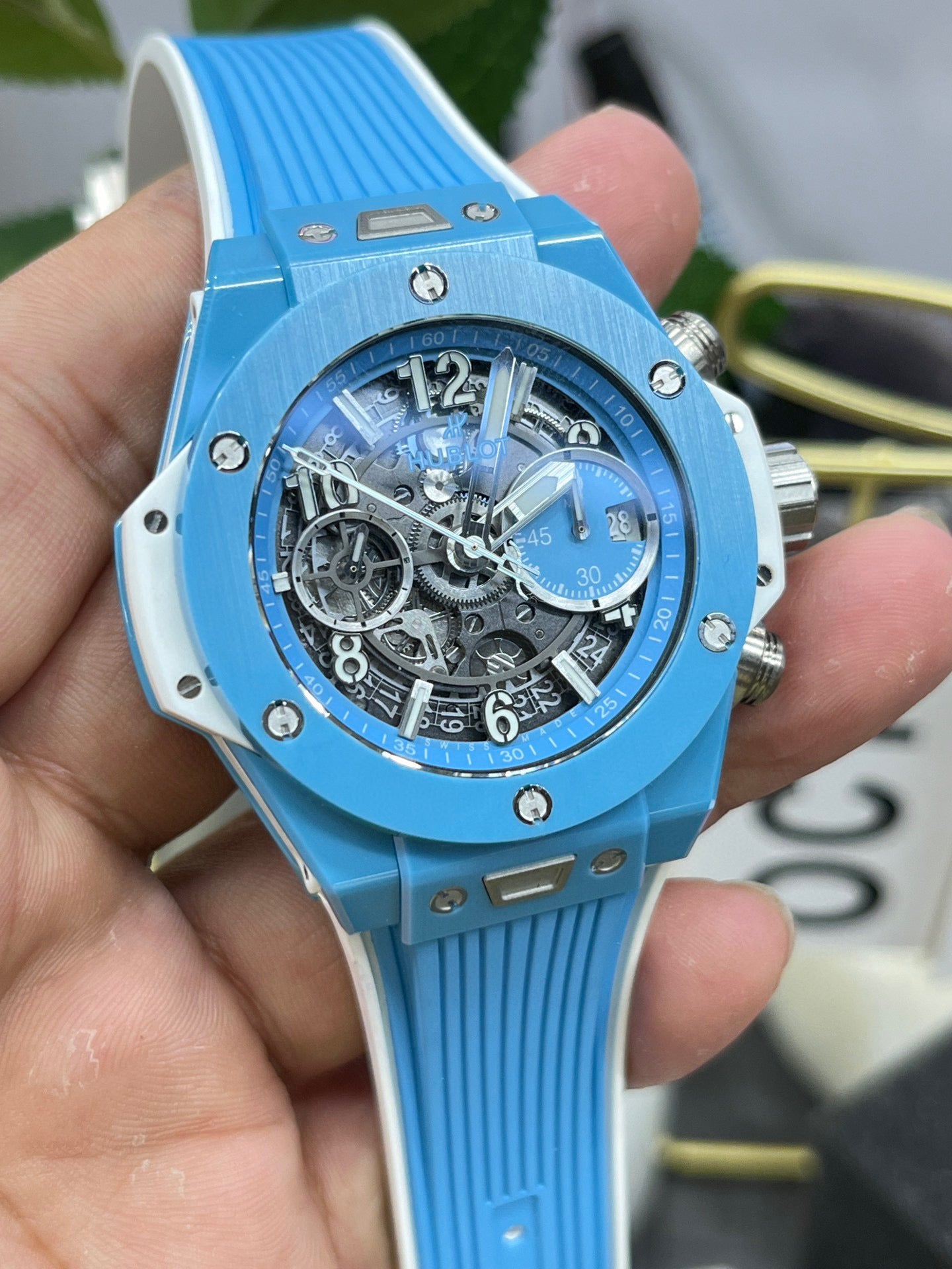 Hublot Big Bang Unico Sky Blue 441.EX.5120.RX