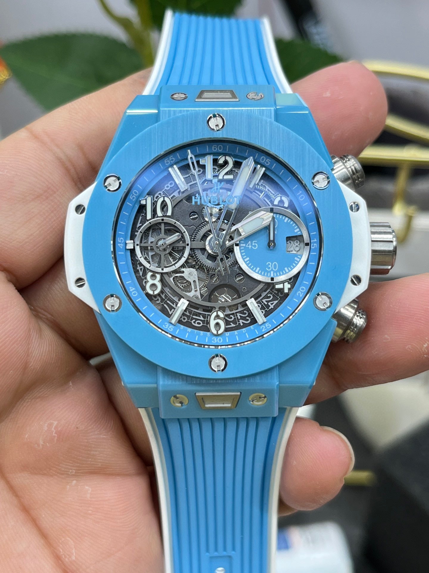 Hublot Big Bang Unico Sky Blue 441.EX.5120.RX