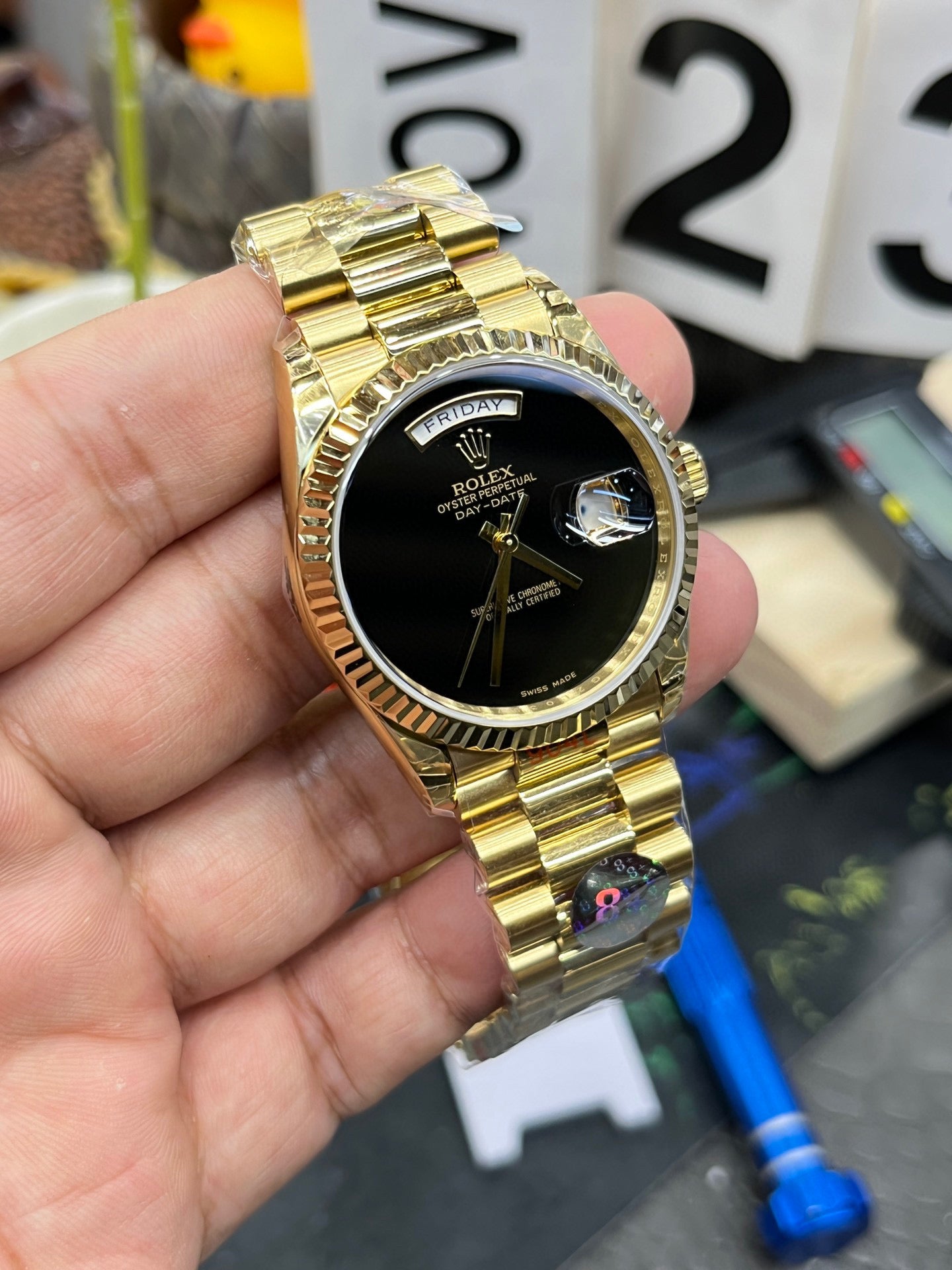 Rolex Day-Date Special Dial “No Index Script Dia