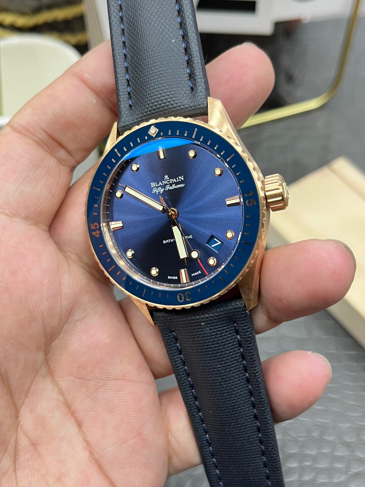 Blancpain Fifty Fathoms Bathyscaphe 5000-36S40-NAOA