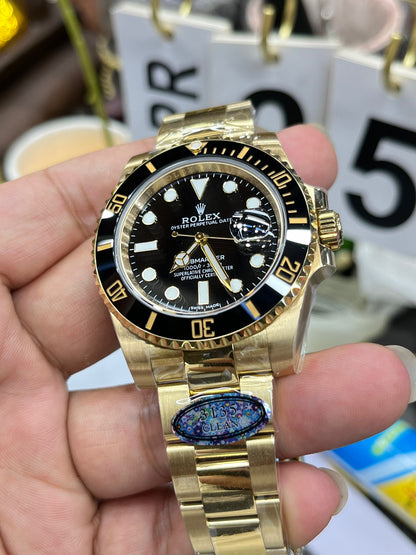 Rolex Submariner “Full Gold Black Bezel” with Caliber 3135