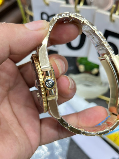 Rolex Submariner “Full Gold Black Bezel” with Caliber 3135