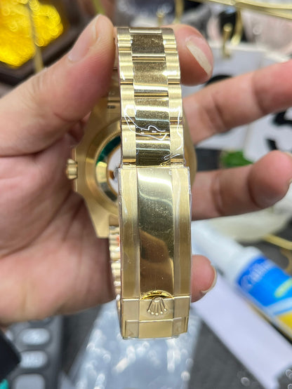 Rolex Submariner “Full Gold Black Bezel” with Caliber 3135