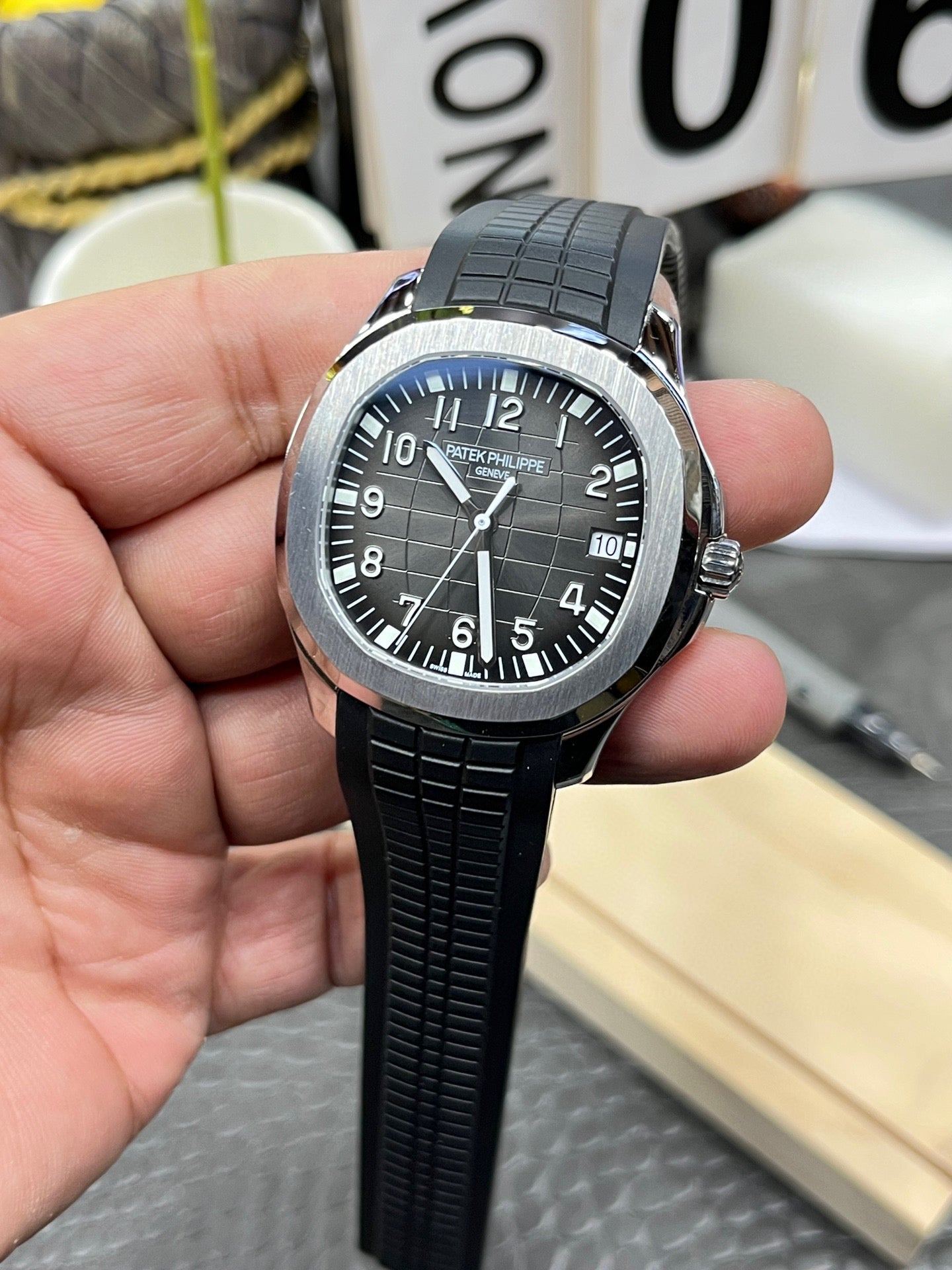 Patek Philippe Aquanaut 5168G Black Dial