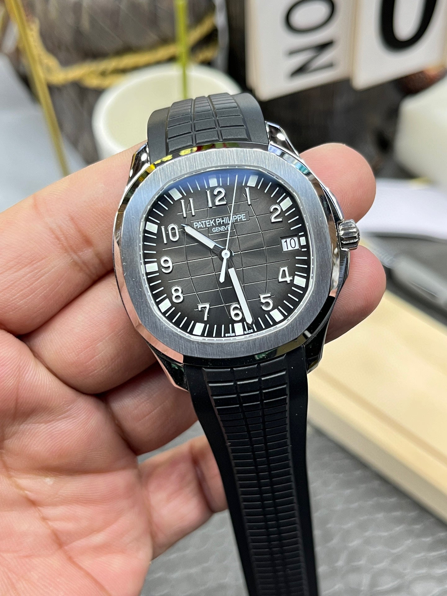 Patek Philippe Aquanaut 5168G Black Dial