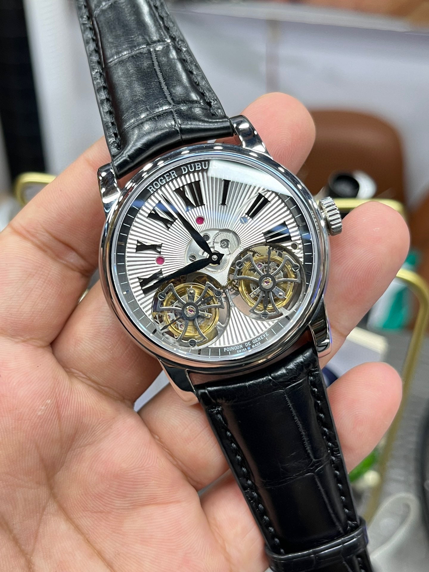 The Roger Dubuis Hommage Double Flying Tourbillon (Ref. RDDBHO0575)