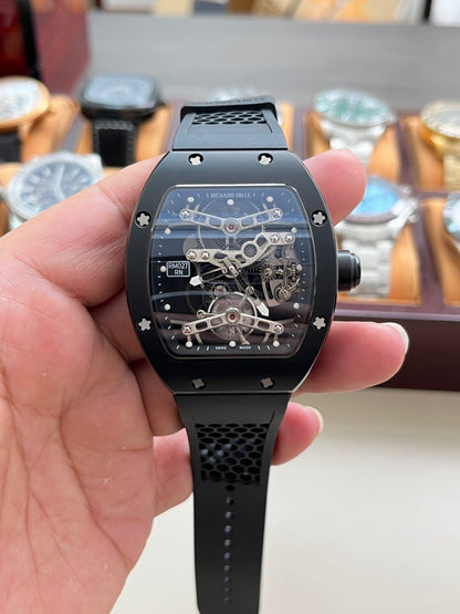 The Richard Mille RM 027 is a series of ultra-lightweight tourbillon watches