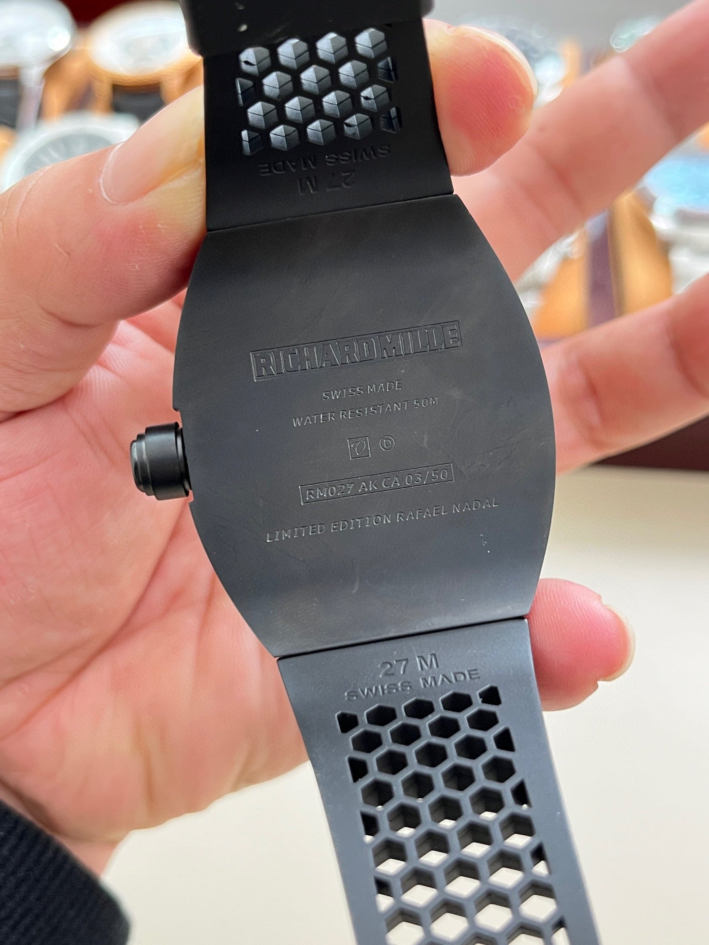 The Richard Mille RM 027 is a series of ultra-lightweight tourbillon watches