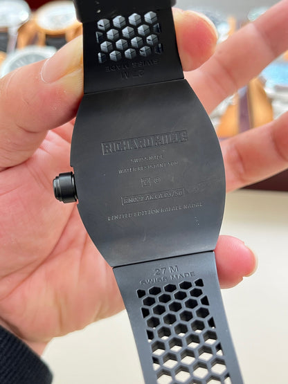 The Richard Mille RM 027 is a series of ultra-lightweight tourbillon watches