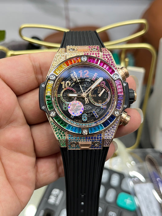 Hublot Big Bang Unico King Gold Rainbow 42mm (441.OX.9910.LR.0999)