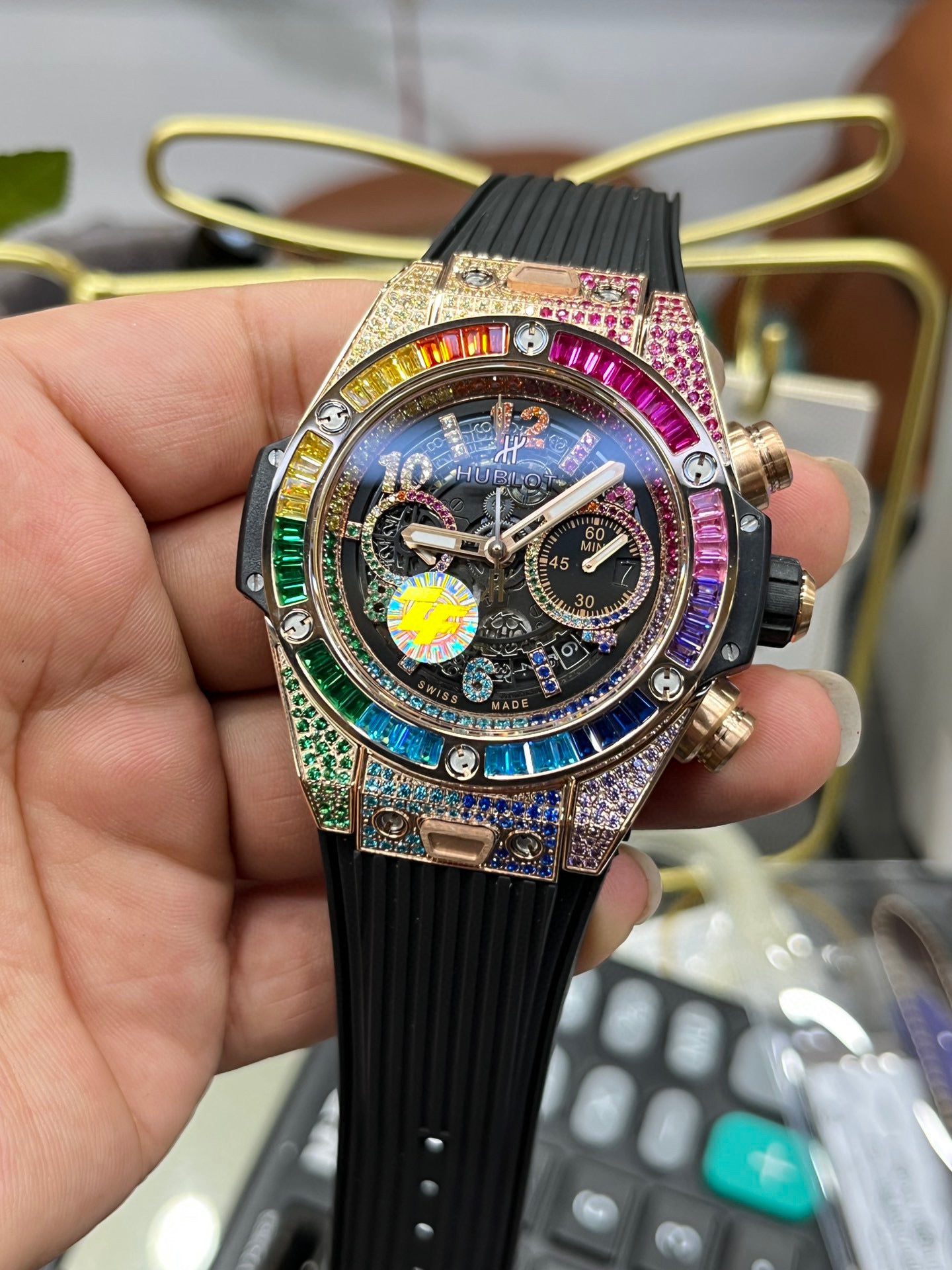 Hublot Big Bang Unico King Gold Rainbow 42mm (441.OX.9910.LR.0999)