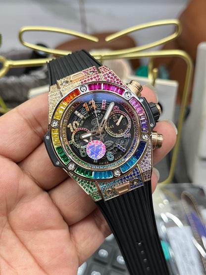 Hublot Big Bang Unico King Gold Rainbow 42mm (441.OX.9910.LR.0999)