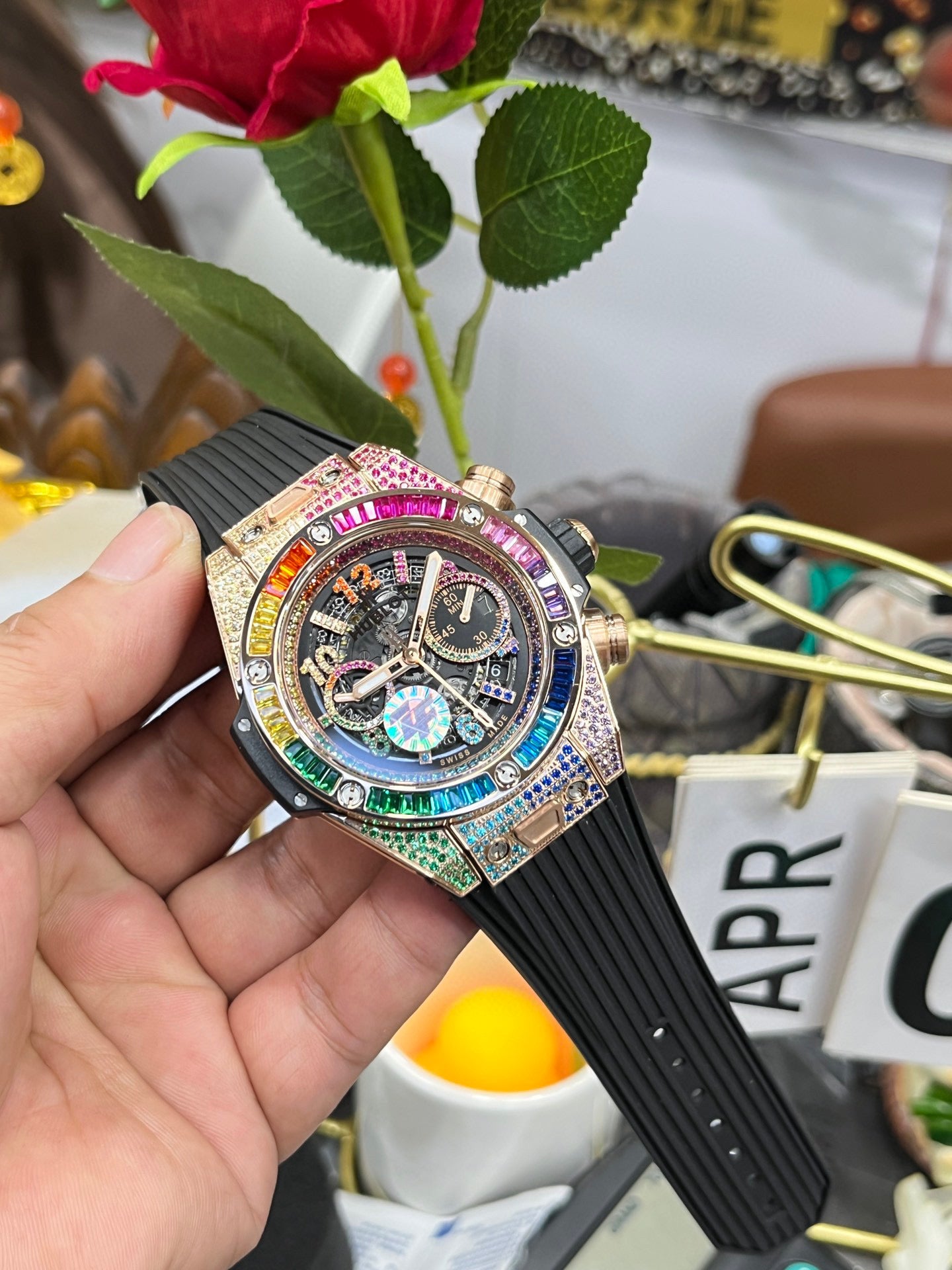 Hublot Big Bang Unico King Gold Rainbow 42mm (441.OX.9910.LR.0999)