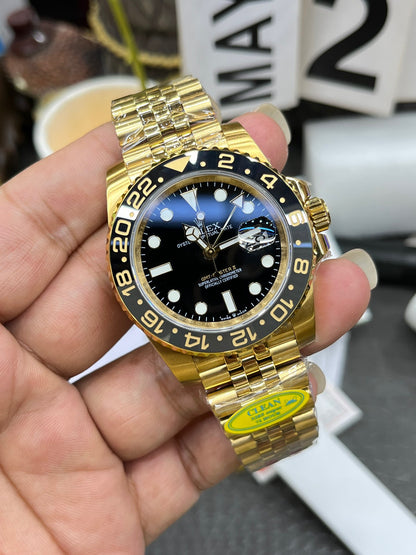 Rolex GMT-Master II 18K Yellow Gold (M126718GRNR-0001)