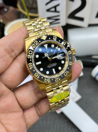 Rolex GMT-Master II 18K Yellow Gold (M126718GRNR-0001)