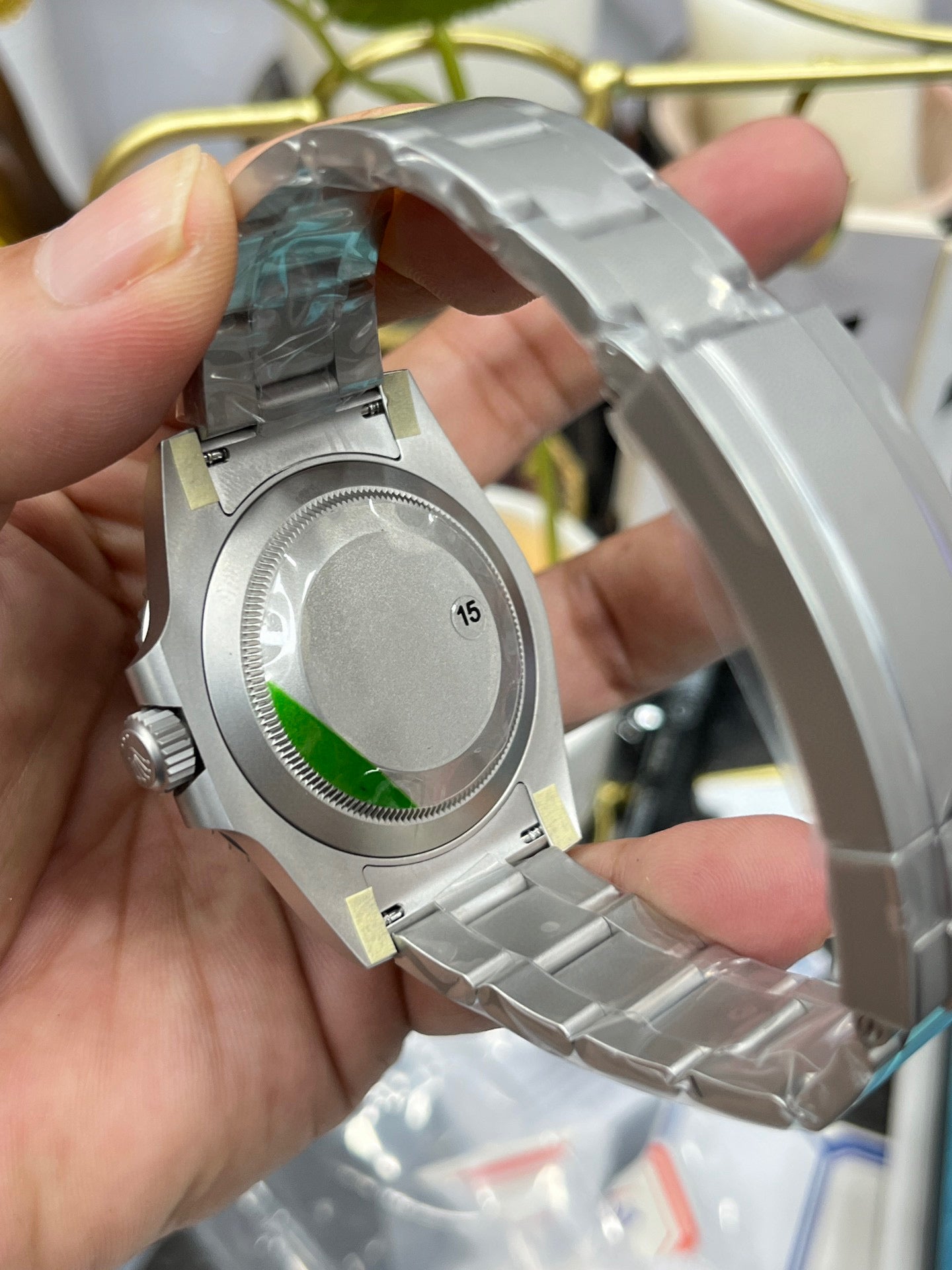 Rolex Submariner Custom Carbon Case with Tiffany Blue Dial