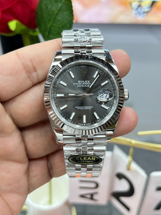 Rolex Datejust 41 M126334-0014 с серым циферблатом