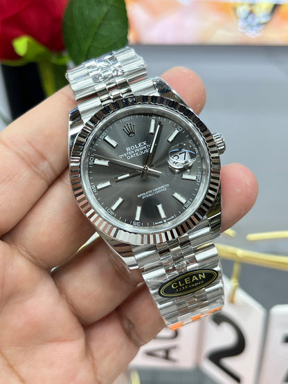 Rolex Datejust 41 M126334-0014 с серым циферблатом