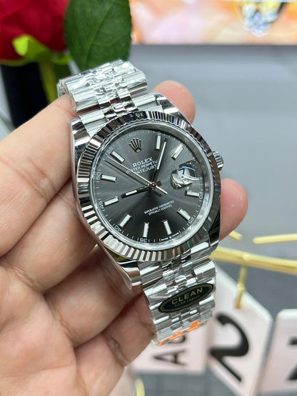 Rolex Datejust 41 M126334-0014 с серым циферблатом