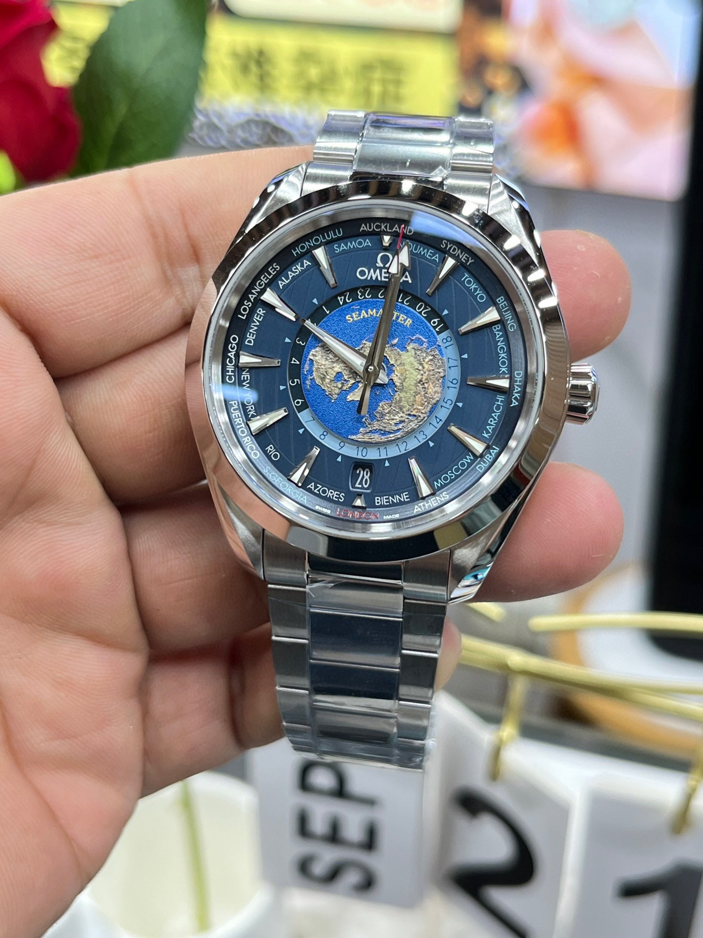 Omega Seamaster Aqua Terra 150M Worldtimer