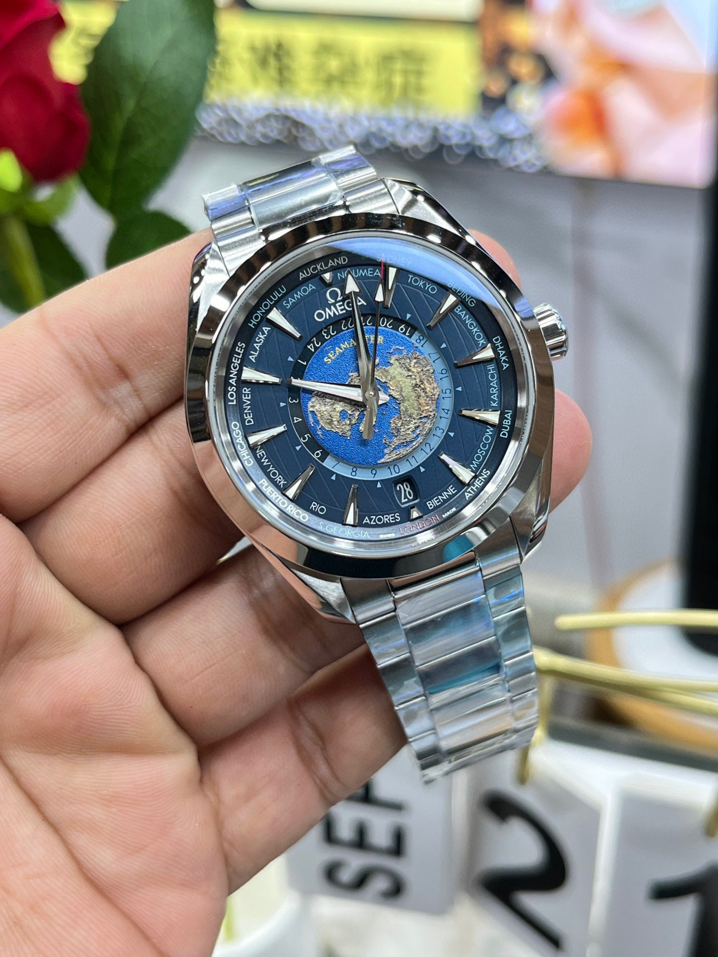 Omega Seamaster Aqua Terra 150M Worldtimer