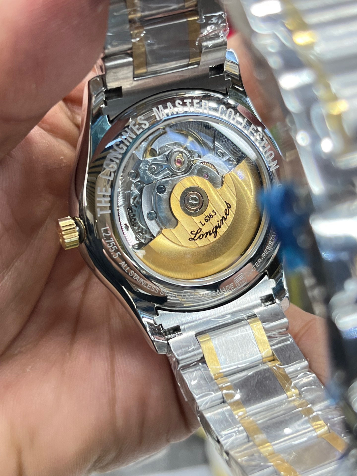 Longines Master Collection L2.755.5.78.7 (двухцветный «Master» с двойным календарём)