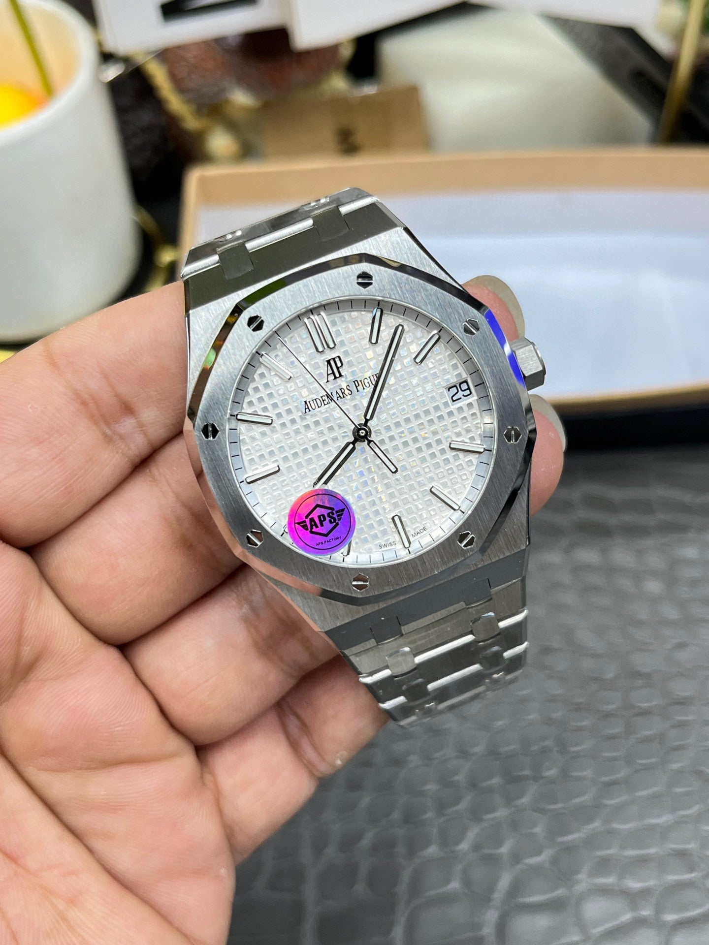 Audemars Piguet Royal Oak 15500 White Dial