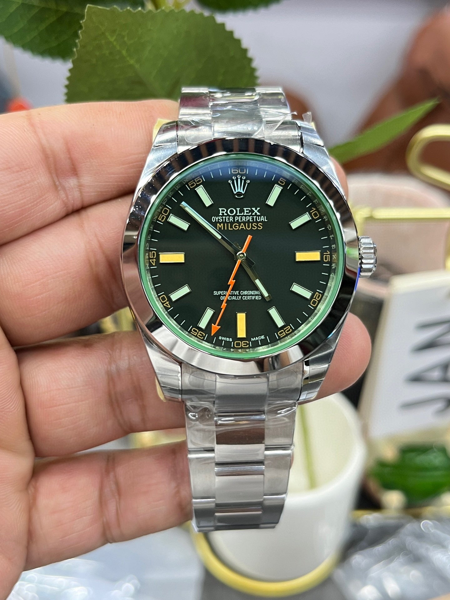 Rolex Milgauss Oyster Perpetual “Green Glass”